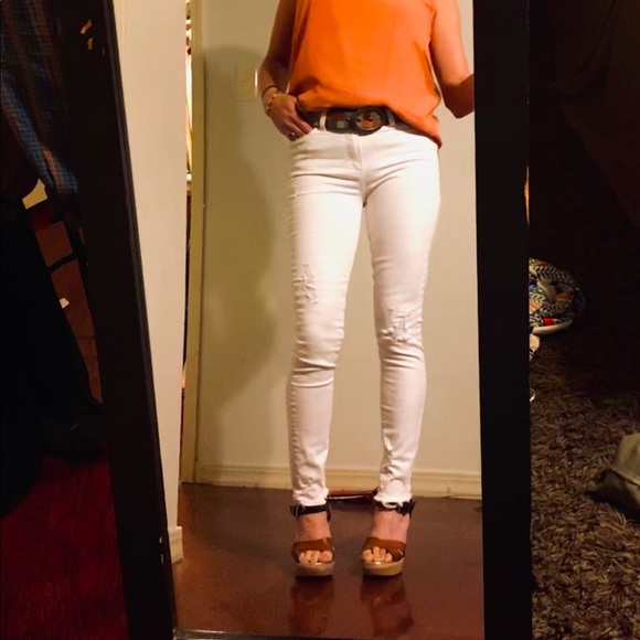 NWT SZ 26 PAIGE HOXTON Ankle Crispwhite destructed - Picture 6 of 7